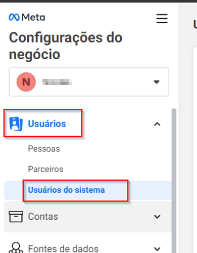 Usuários > Usuários do sistema