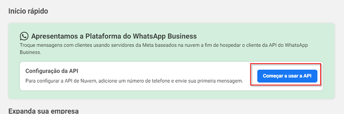 Início rápido: Começar a usar a API
